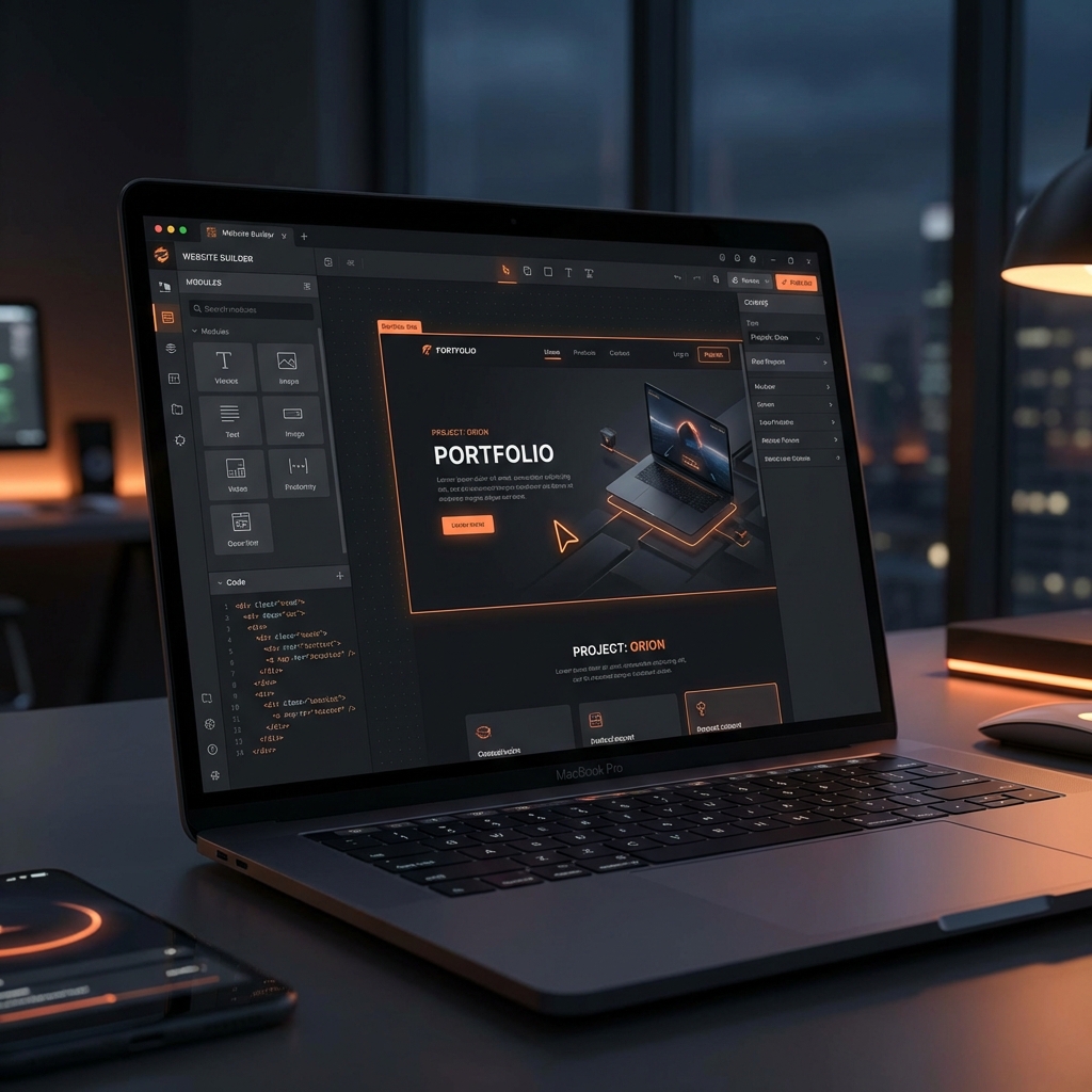 Website Development Interface